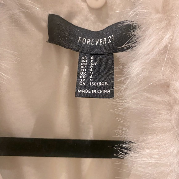 Cream Leather Jacket - Picture 6 of 7